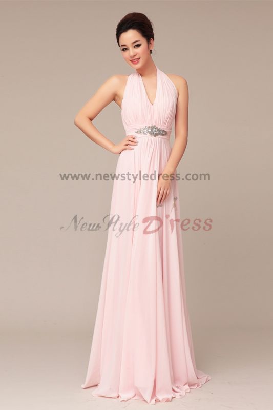 ... -pink-chiffon-v-neck-long-halter-prom-dresses-under-100-np-0232.html