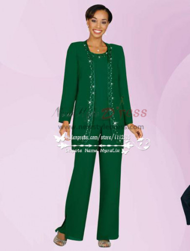 Three Piece mother of the bride pants set nmo-036 - Mother's Pant Suits