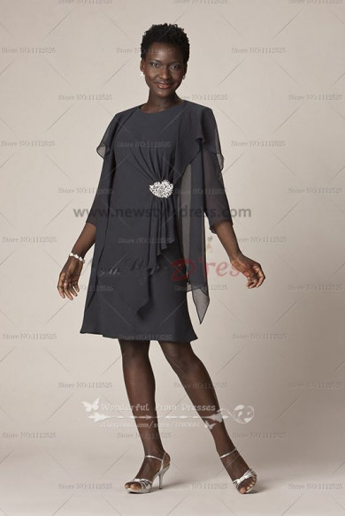 two piece mother of the bride dress with  jacket customizable cms-047