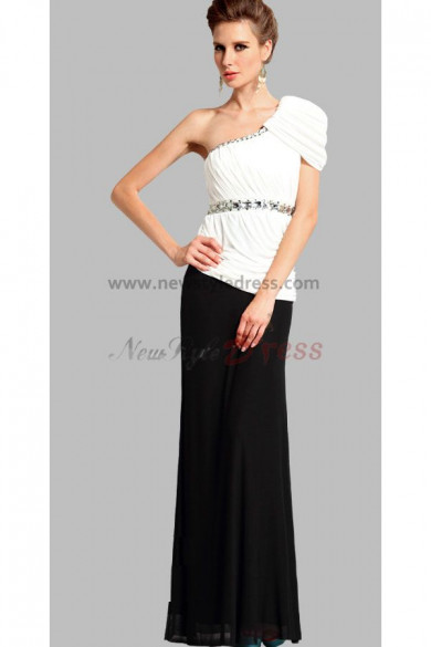 2014 New Style Oblique band Elegant Draped Mother Of the Dresses np-0287