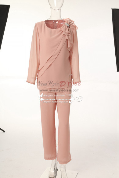 2PC Mother of the bride chiffon pants suits MT0017015