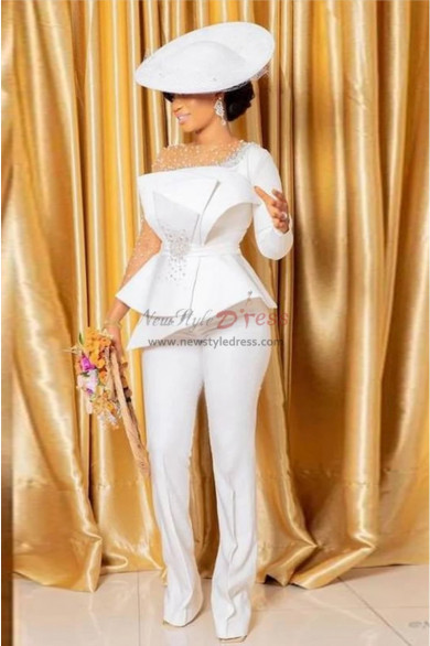 Bridal wedding jumpsuit, Made to Fit Bride