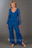 Fashion Cheap Tiered Loose Mother's pants suit nmo-106