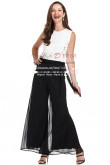 2019 Fashion Modern chiffon mother of the bride pant suits nmo-164