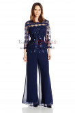Fashion Navy blue pants suit for Mother of the bride outfits nmo-410