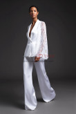 2022 Modern Wedding Jumpsuit Long Sleeves Women Prom Suits wps-210