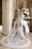2022 Stunning Wedding Jumpsuit With Lace Long Cape The Best Bridal Dresses wps-310
