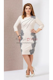2023 Fashion Knee-Length Mother Of the Bride Dresses With Gray Appliques mds-0034