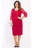 2023 Knee-Length Red Mother of the Bride Dresses,Plus Size Modern Wedding Guest Dresses mds-0013-3