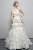 A-line Glamorous Sheath Lace Applique Tulle Wedding Dress nw-0269