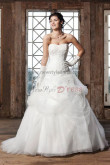 Glamorous ball gown Multilayer tulle Sweep Train wedding dress nw-0202