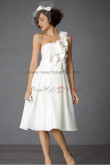 lovely wedding dress Knee-Length One Shoulder lovely nw-0276