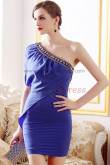 Royal Blue Asymmetry Sheath Above Knee New Arrival Cocktail Dresses nm-0228