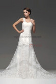 suspenders Hand beading Embroidery Lace Wedding Dresses Chapel Train nw-0109
