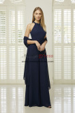 Beaded Neckline Halter Wedding Guest Jumpsuits, Trouser Mother of the Bride Jumpsuits nmo-930