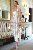Beautiful cream One Shoulder pants suit dresses for wedding wps-035