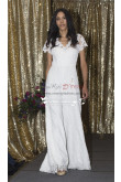 bridal wedding dresses fashion Glamorous lace jumpsuit for Bride wps-049