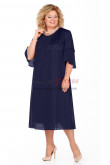 Dark Navy Plus size dress for Mother,Kleider für die Brautmutter,Abito taglie forti nmo-800-4