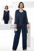Dark Navy Wedding Guest Outfit Bride Mother Pant Suits For Wedding nmo-945