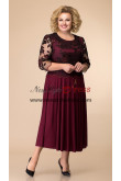 Dressy Burgundy Mother Of the Bride Dress,Plus Size Women's Dresses,Robes pour femmes nmo-892