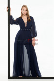 Dressy V-neck Mother of the Bride Jumpsuits Wedding Guest Outfit for Women nmo-946