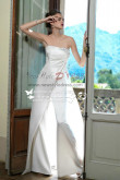 Elegant Spring Satin Pants wedding dress wps-012