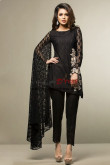 Fashion Black Lace Embroidery Women's Pantssuits,Wedding Guest Pant Suits nmo-857