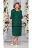 Green Mother Of the Bride Dress,Mid-Calf Women's Dresses, Vestidos de mujer nmo-889-1