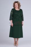 Green Tea-Length Plus size Mother of the Bride Dress,Mère De La Mariée Robes nmo-817-2