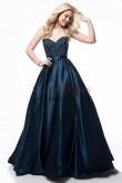 Hand Beading Sweetheart Prom Dresses, Dark Navy Gorgeous A-Line Wedding Party Ball Gowns pds-0037-3