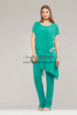 Jade Green Mother of the Bride Pant Suits Fashion Women Outfit nmo-979