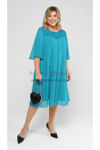 Light Blue Modern Mid-Calf-Length Mother of the Bride Dresses, Loose Women's Dresses mds-0037-2