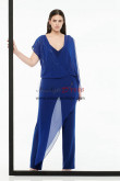 Modern Royal Blue Mother of the Bride Jumpsuits Women Outfit for Wedding Guest nmo-951