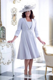 Two Pieces A-line Dresses Plus size Mother of the bride Dresse NMO-667