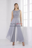 Plus Size Silver Mother of the Bride Jumpsuits Women Outfit for Wedding Guest nmo-956