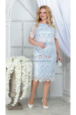 Plus Size Sky Blue Lace Mother Of the Bride Dresses, Vestidos de mujer nmo-818-3