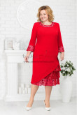 Red Plus Size Modern Mother Of the Bride Dresses,Robes pour femmes nmo-824-2