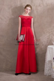 Red Satin Prom dresses Bridal Jumpsuits Loose Pants NP-0396