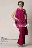 Roes Red Glamorous mother of the bride dress with chiffon shawl cms-083