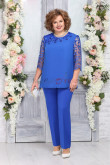Royal Blue 2PC Women's Pant suits Mother of the Bride Trousers,Plus Size Women's Outfits nmo-850-2