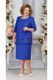 Royal Blue Dressy Mother Of the Bride Dress,Mid-Calf Women's Dresses, Vestidos de mujer nmo-889-2