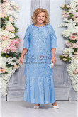 Sky Blue Plus size Women's Dresses,Abiti per la madre della sposa nmo-781-3