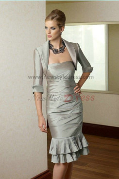 Fashion Glamorous Strapless Mother's suit dress cms-017