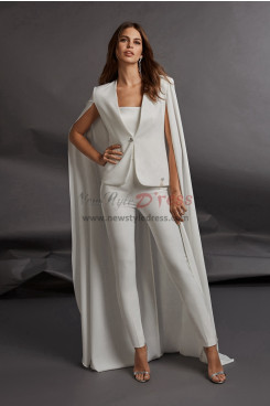 2022 Split SleeveTwo kinds of Wears Wedding Jumpsuit Guests Outfits wps-213