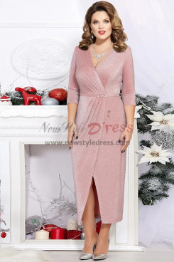 2023 Charming Pink Mother Of the Bride Dresses,Plus Size Wedding Guest Dresses nmo-1027-1
