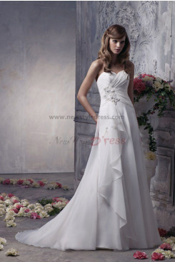 Sweetheart A-Line Elegant Elegant Wedding Dress nw-0300
