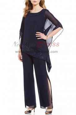 New arrival Asymmetrical Top and Pants suit dresses for Mother of the bride nmo-392