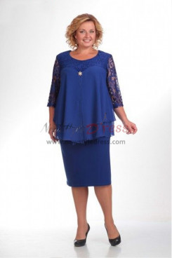 Good Comment Royal Blue Lace Mother Of The Bride Dresses nmo-370