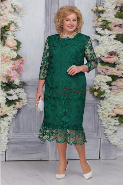 Green Lace Mother of the Bride Dresses, Mermaid Plus Size Women's Dress nmo-776-2