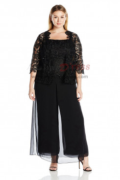 mother of the groom plus size pant suits
